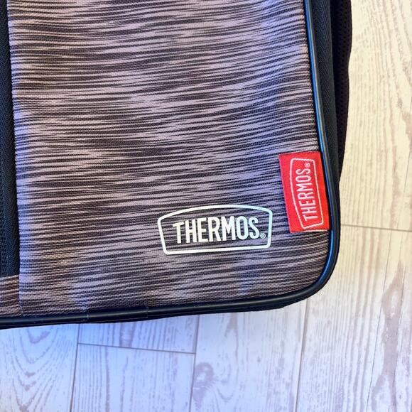 Thermos Insulated Lunch Bag – Black & Grey-square - Picture 5 of 12